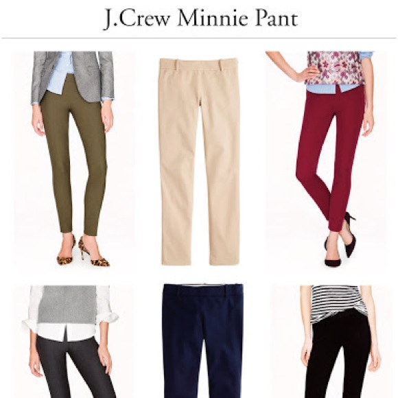 J crew Minnie khaki stretch Capri - Picture 2 of 7